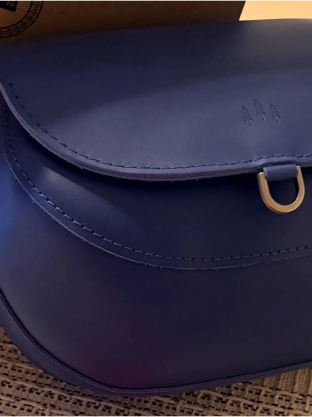 NWT Portland Leather Large Monaco Indigo (Unicorn color)